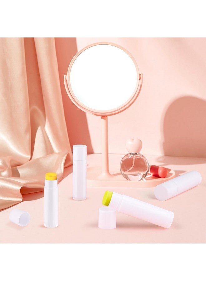 ConStore 100 Pcs 5.5Ml Bulk Empty Lip Balm Tubes Refillable Plastic Lip Gloss Container Travel Lipstick Tubes Chapstick Tubes Holder For Diy Homemade Lip Balm (White) - Image 5