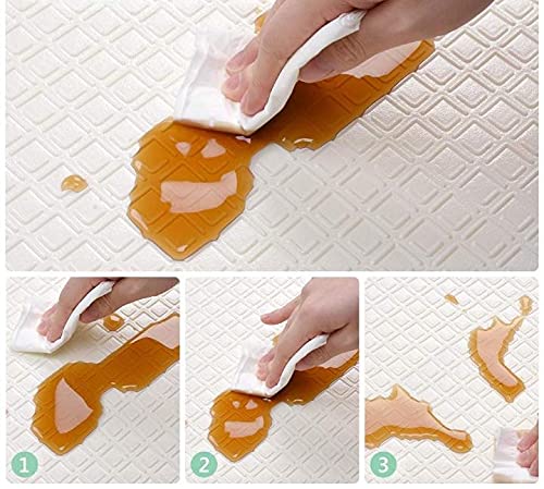 EASY SHOPE RGKJAS Folding Foam Crawl Waterproof Portable Play Mat for Kids Baby Toddler Outdoor or Indoor Use Non Toxic (Multicolor, 6 x 5.5 ft) - Image 5