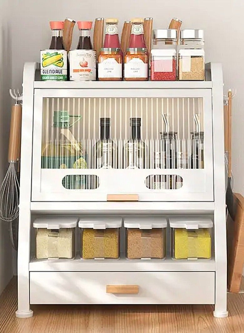 شي ون منظم وخزانة توابل ومستلزمات المطبخ المتكامل - Image 1