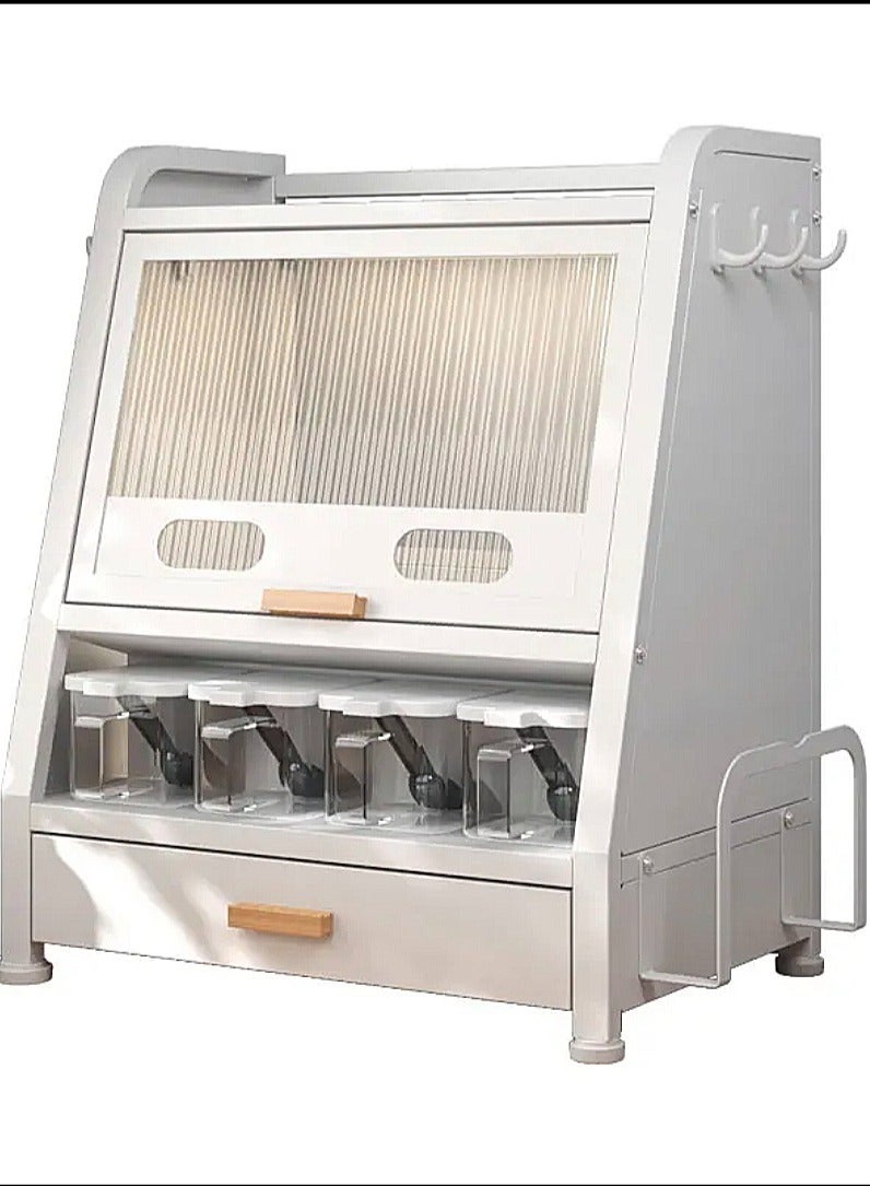 شي ون منظم وخزانة توابل ومستلزمات المطبخ المتكامل - Image 3