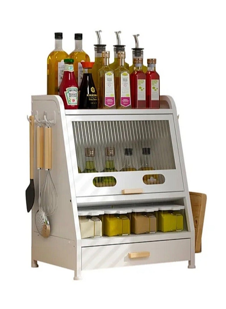 شي ون منظم وخزانة توابل ومستلزمات المطبخ المتكامل - Image 4