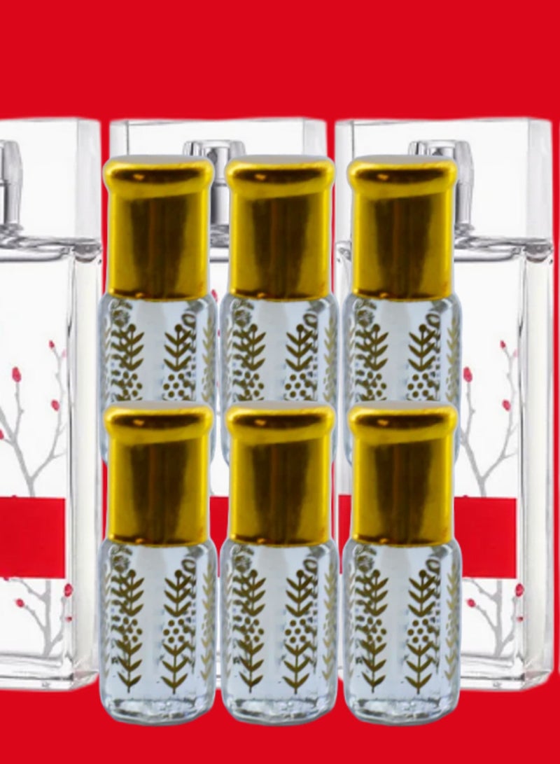 6 Pieces In Red Essential Oil For Women Original Clear 3 Ml