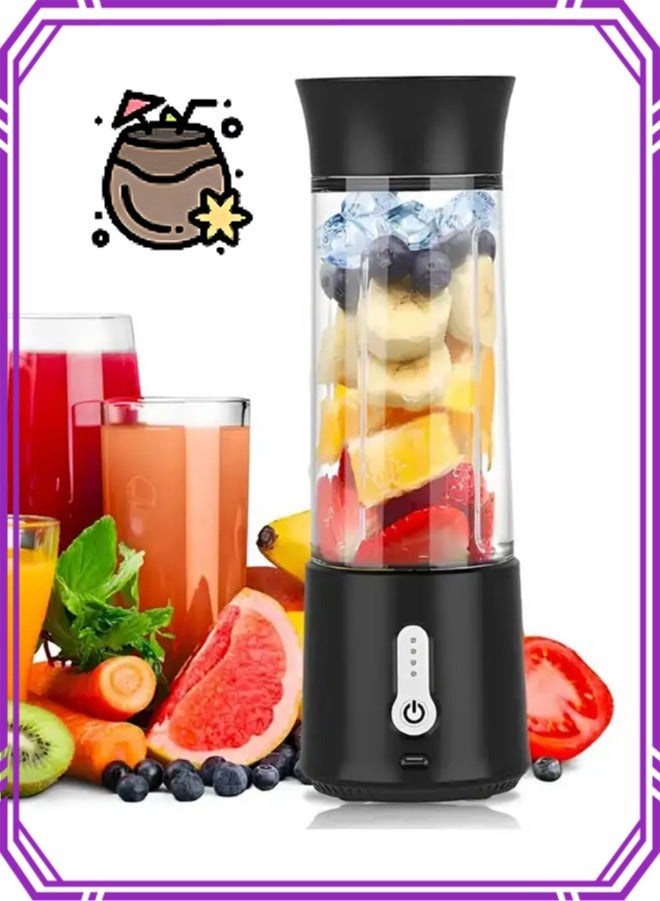 APEX Portable Blender Electric Juicer Fruit Mixers  Rechargeable Smoothie Mini Blender Personal Juicer - Image 1