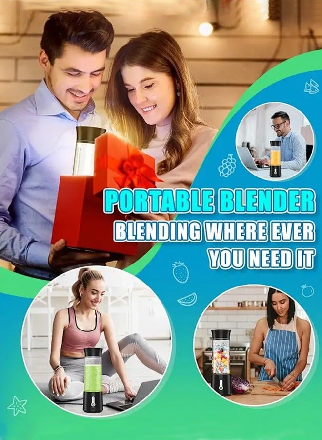 APEX Portable Blender Electric Juicer Fruit Mixers  Rechargeable Smoothie Mini Blender Personal Juicer - Image 3