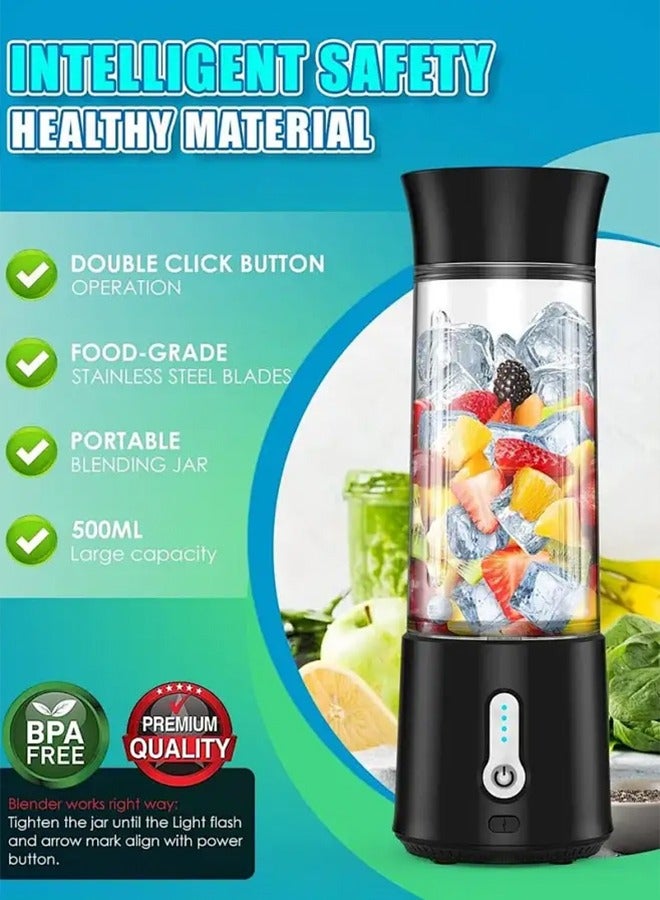 APEX Portable Blender Electric Juicer Fruit Mixers  Rechargeable Smoothie Mini Blender Personal Juicer - Image 2
