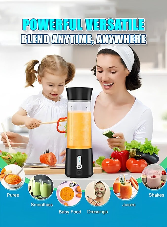 APEX Portable Blender Electric Juicer Fruit Mixers  Rechargeable Smoothie Mini Blender Personal Juicer - Image 4