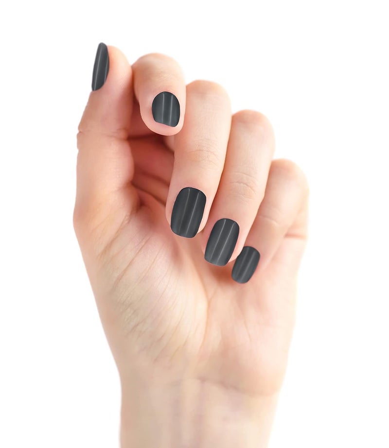 AISHU AISHU Stick On Nails BN 01 24 Reusable Artificial Fake Nail Set Lightweight Long Lasting Easy To Use Quick Fix For Festivals Special Occasions - Image 1