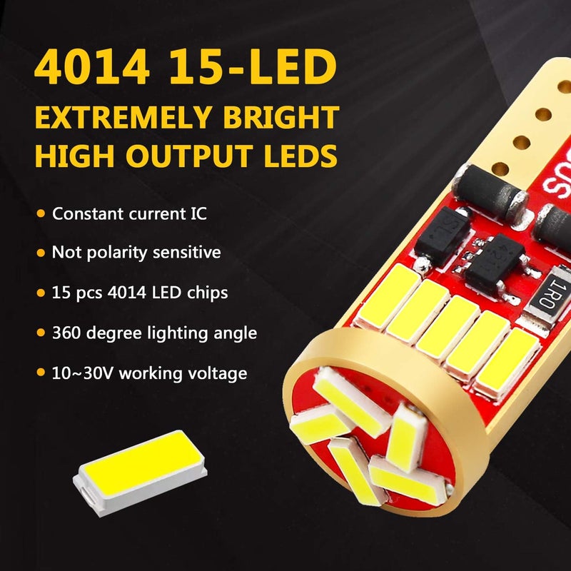 PHINLION 500 Lumens 194 LED Bulb - 2 Pack - Image 2