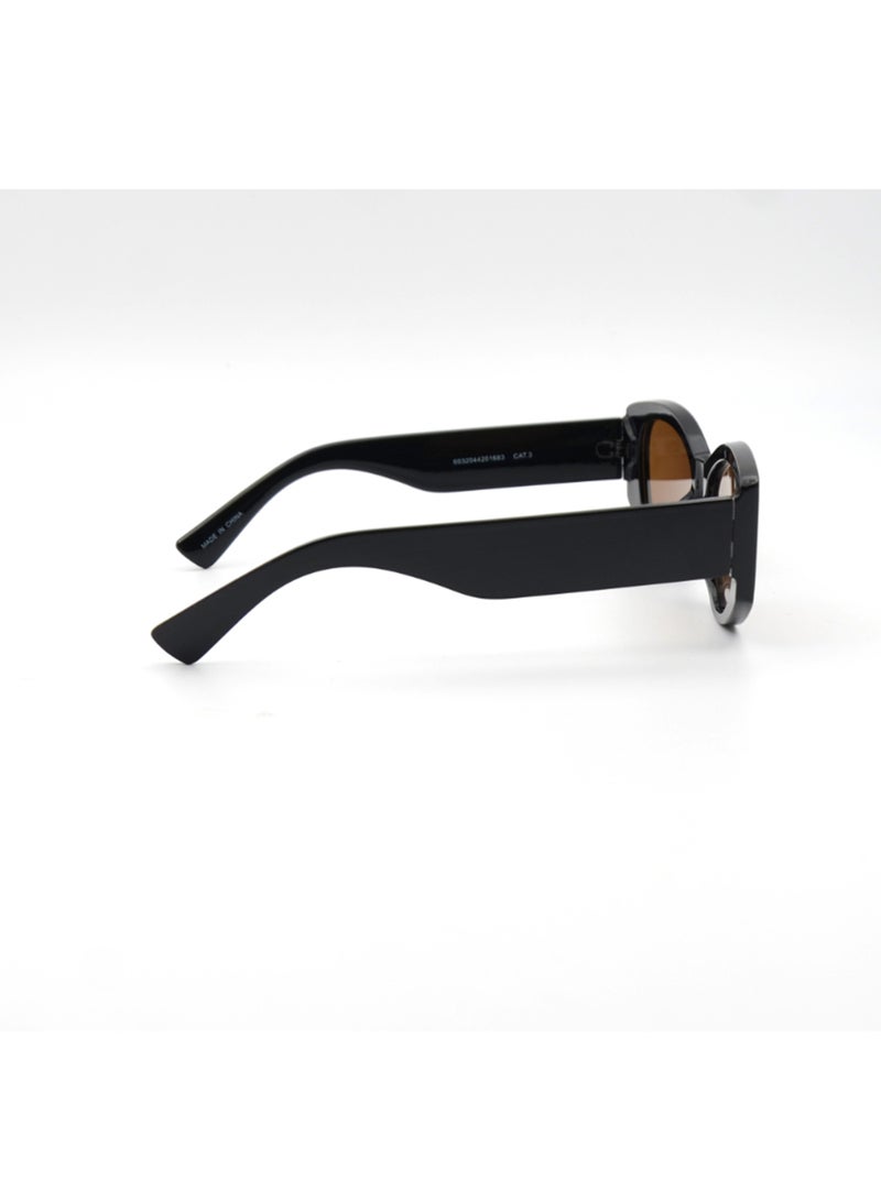 MADEYES نظارات شمسية للنساء لحماية من الأشعة فوق البنفسجية EE24P014-1 - سوداء - Image 4