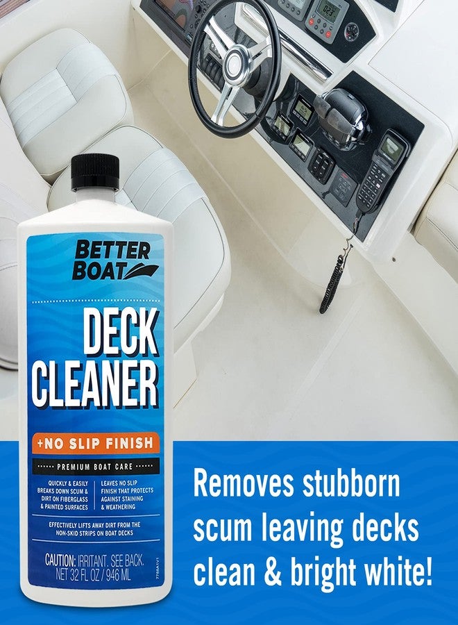 Better Boat Boat Non-Skid Deck Cleaner, Marine-Grade, 32oz, for Fiberglass, Aluminum, Plastic, Vinyl, Composite Floors & Hulls, Wash Soap & Sealant Cleaning Supplies - Image 2