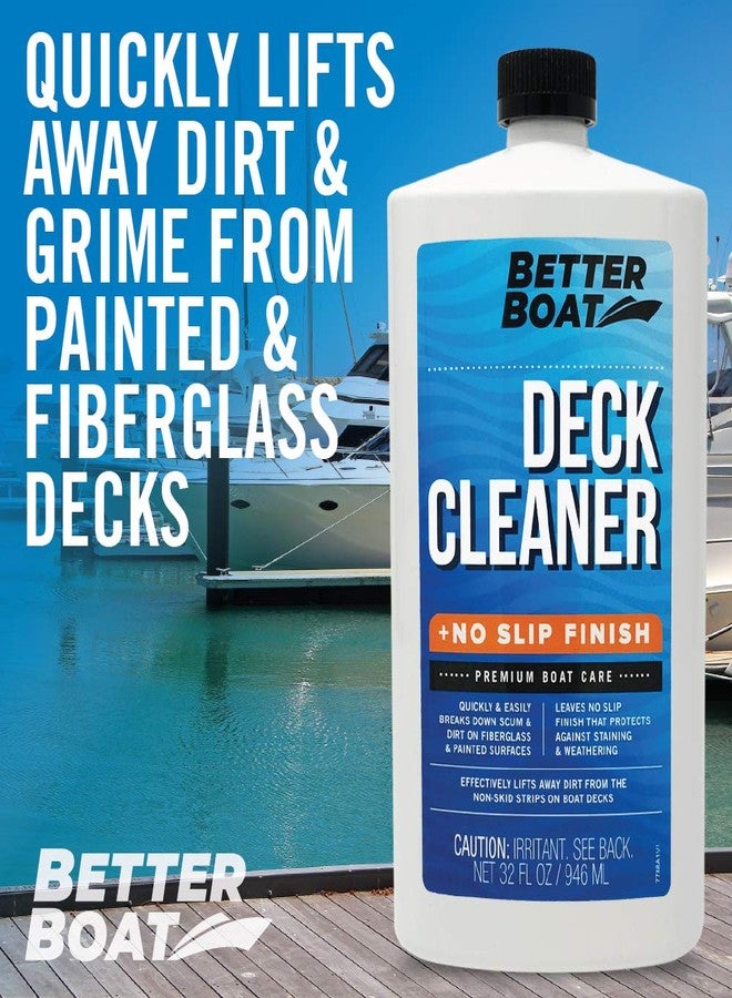 Better Boat Boat Non-Skid Deck Cleaner, Marine-Grade, 32oz, for Fiberglass, Aluminum, Plastic, Vinyl, Composite Floors & Hulls, Wash Soap & Sealant Cleaning Supplies - Image 5