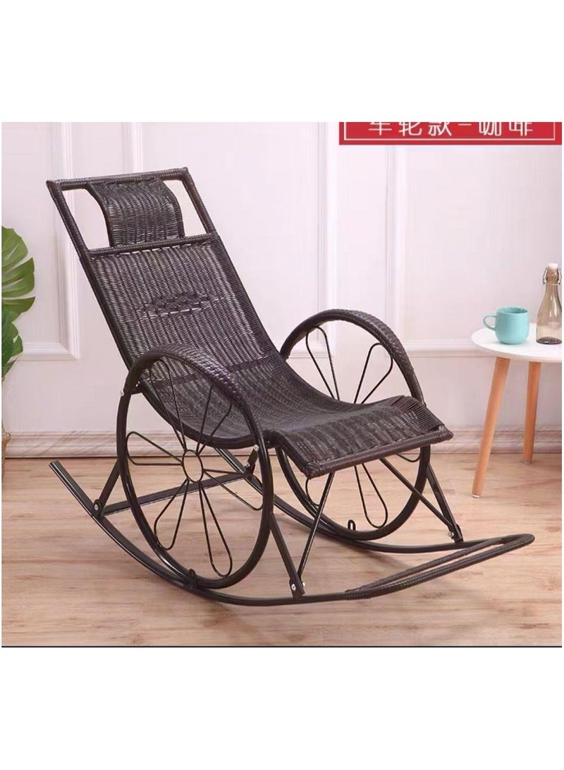 PROYARD Pro yard Bamboo Relaxing Rocking Chair - Image 3