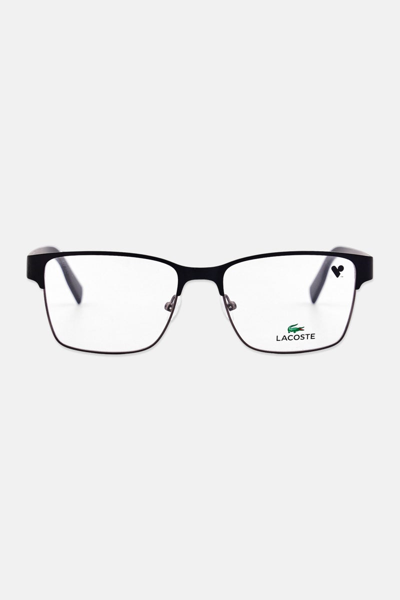 LACOSTE Men L2286 Square Eyeglasses, Black - Image 1