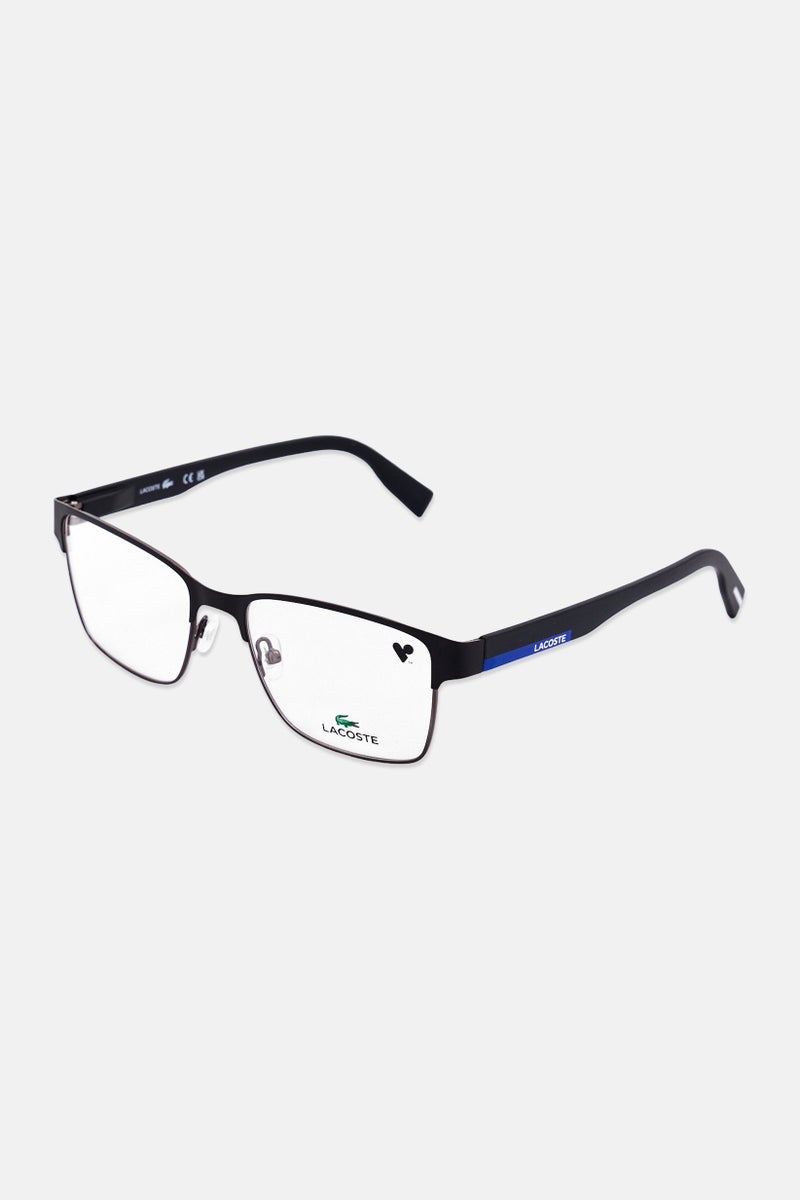 LACOSTE Men L2286 Square Eyeglasses, Black - Image 3