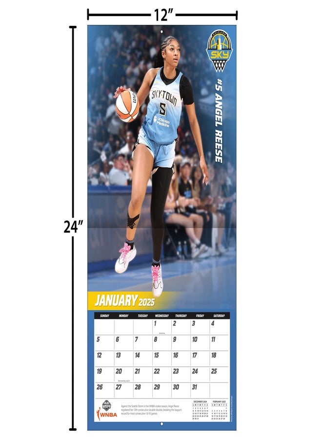 Turner Licensing, WNBA Chicago Sky Angel Reese 2025 Wall Calendar - Image 2