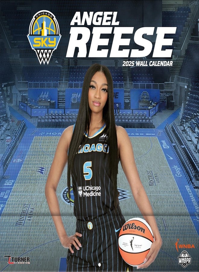 Turner Licensing, WNBA Chicago Sky Angel Reese 2025 Wall Calendar - Image 1