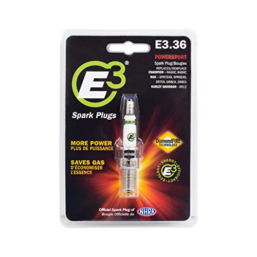 E3 Spark Plugs E3.36 Premium Powersports Spark Plug for V-Twin Motorcycles, Harley Davidson Engines, and Other High-Performance Powersport Vehicles, Pack of 1 - Image 3