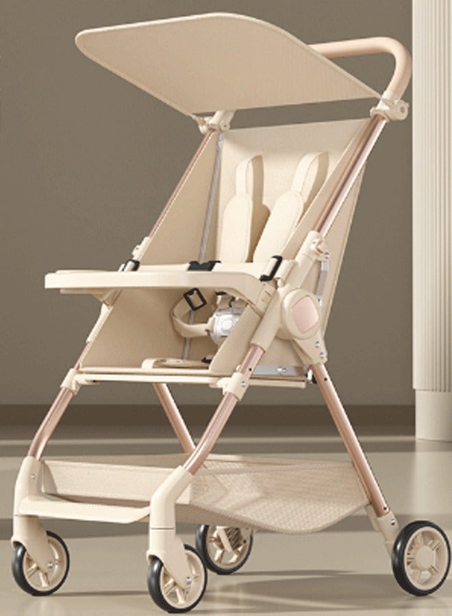 Baby Stroller with Tray - Lightweight, Foldable Travel Stroller for Children, Adjustable Sit and Lie Design - Image 1