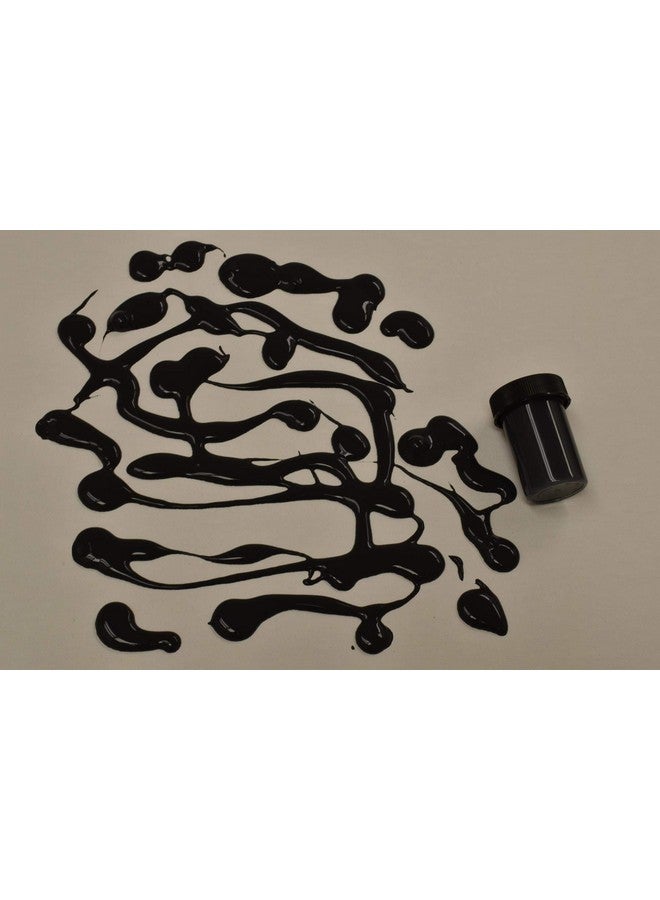 DirectGlow LLC Directglow 3/4Oz Uv Blacklight Reactive Fluorescent Acrylic Paints (Black) - Image 3