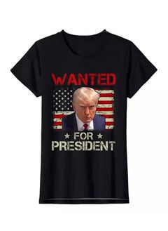 New Trump Print Short Sleeved Shirt