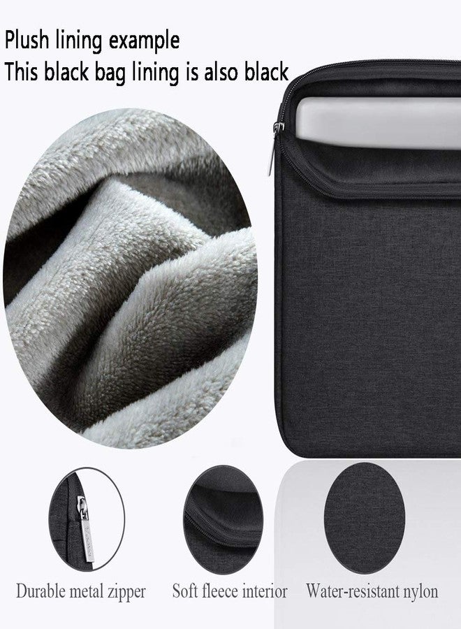 Voova V Voova Laptop Sleeve 13 13.6 Inch Compatible with MacBook Air/Pro 13 M1/M2,Surface Laptop 4/5,Surface Pro X/9/8,13.5”Chromebook,Slim Computer Cover Bag,Black - Image 3