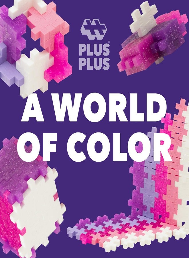Plus-Plus PLUS PLUS - 240 Piece Glitter Tube - Construction Building Stem / Steam Toy, Kids Mini Puzzle Blocks - Image 4