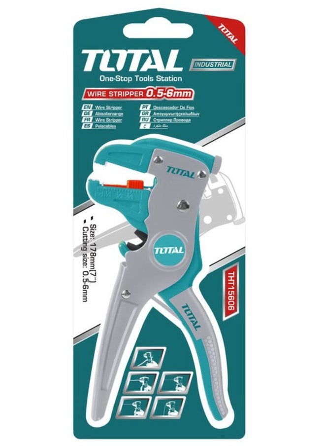 TOTAL Total Wire Stripper 7in 0.5 - 6mm THT15606  - Image 2