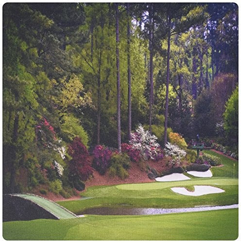 3dRose LLC 8 x 8 x 025 Inches Mouse Pad Augustas Amen Corner Golf Course Golfers On Bridge mp_131410_1 - Image 3