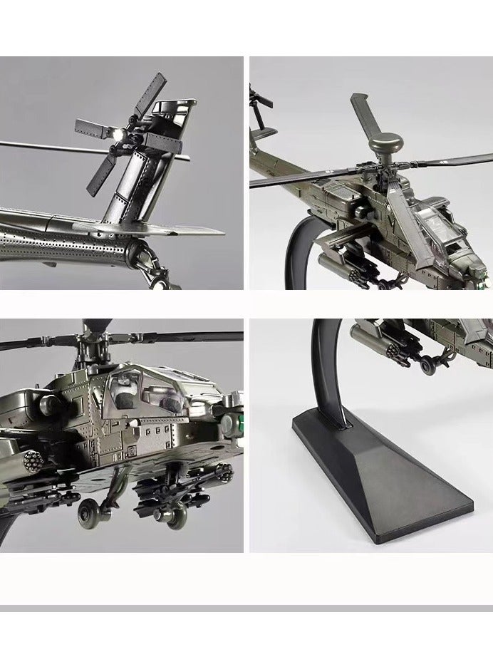 Boys Toys Table Gift Men Home Alone 1/64 Scale Apartment Helicopter Diecast Alloy Model Collection Toy Gift/Children - Image 4
