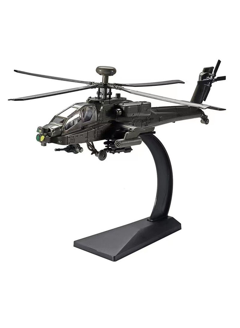 Boys Toys Table Gift Men Home Alone 1/64 Scale Apartment Helicopter Diecast Alloy Model Collection Toy Gift/Children - Image 1