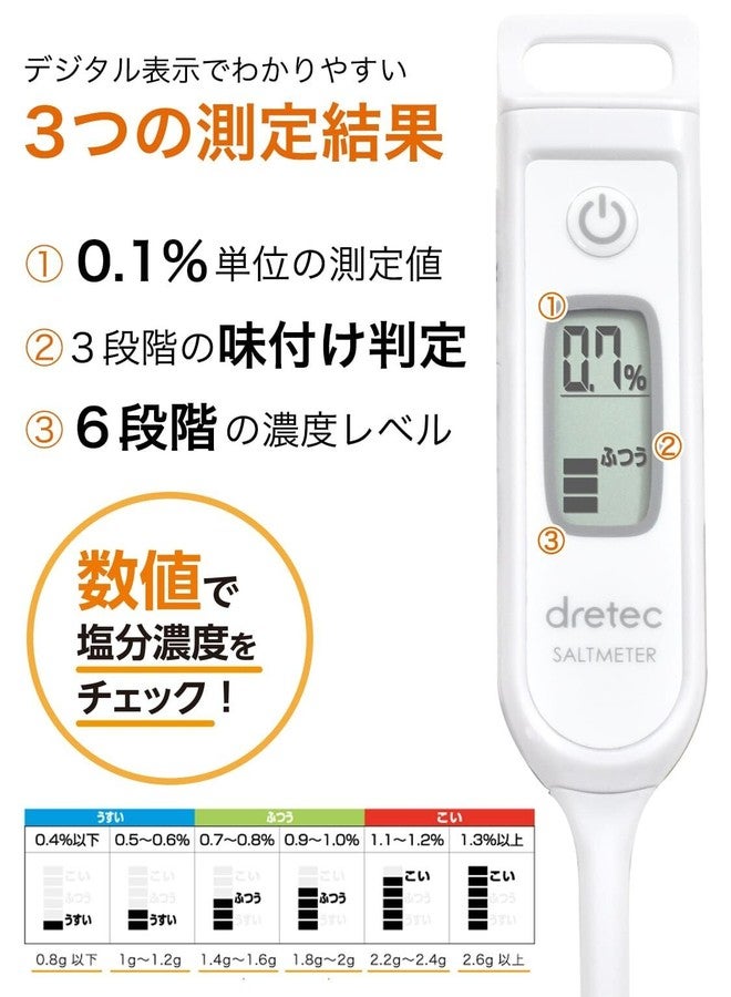dretec Doritekku Digital Salinity Meter EN901 - Image 4