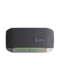 Poly Poly Sync 20 Microsoft Teams Certified USB-A Speakerphone with 3-Microphone Steerable Array, Full-Duplex Audio, 20 Hours Talk Time, Bluetooth Connectivity for PC and Smartphone | 772C844  - Image 2