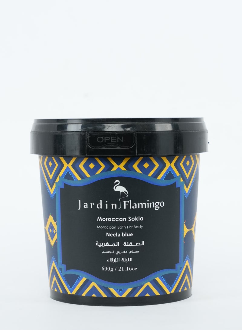 Jardin Flamingo Moroccan Sokla 600g - Neela Blue - Image 1