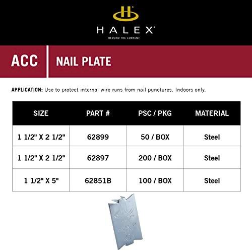 Halex هاليكس – ملحقات لوحة الأظافر بالجملة – 1 ½” × 2 1/2” – 62899 – 50/صندوق - Image 5