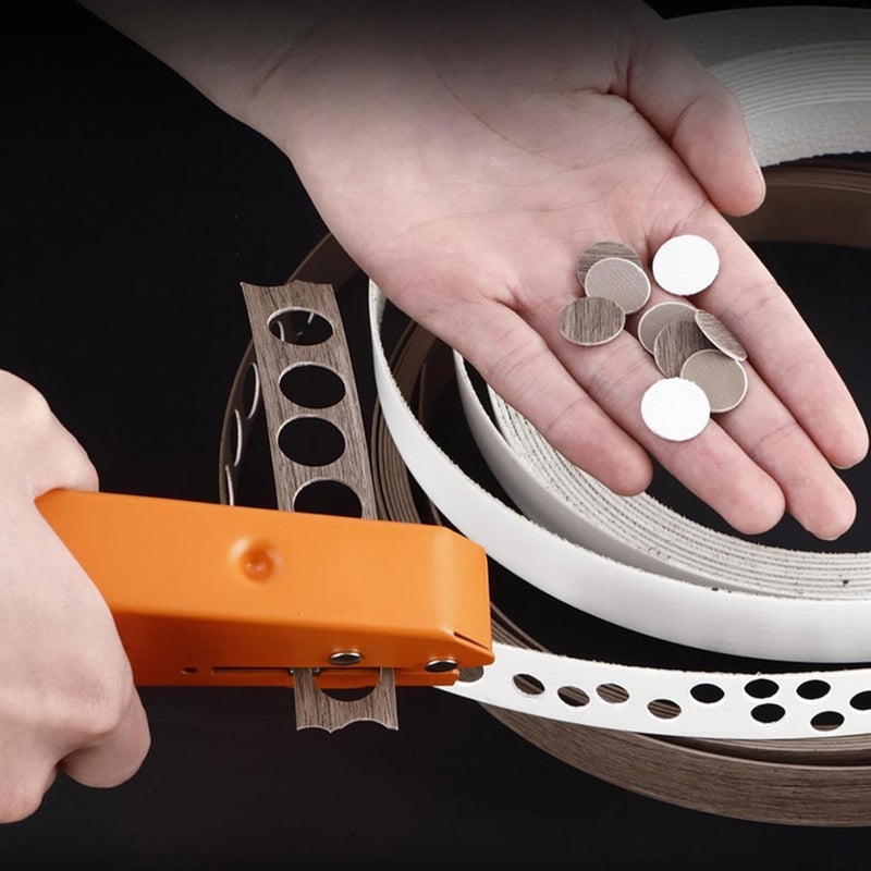 PVC Wood Strip Punch, 15mm Circle Punch for Alita Assembly Hole Covering, Circuit Puncher for Alita Hole Blocking. - Image 1