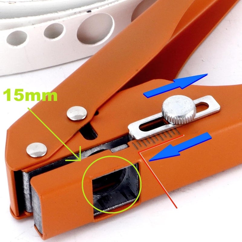 PVC Wood Strip Punch, 15mm Circle Punch for Alita Assembly Hole Covering, Circuit Puncher for Alita Hole Blocking. - Image 3