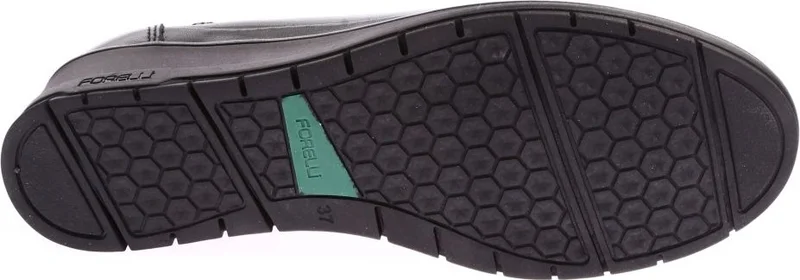فوريلي 25115 Women's Leather Black Hallux Comfort Shoes