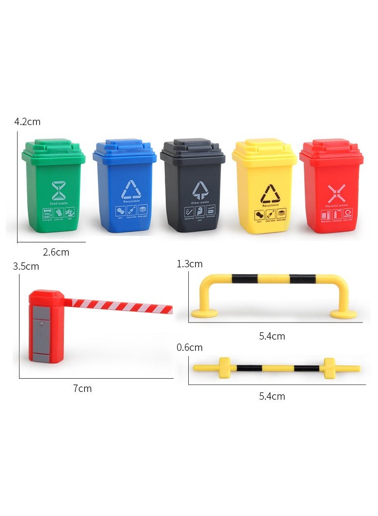 (45PCS) Educational Traffic Road Signs Toys for Kids,Portable Safety Teaching Toys for Children,School  Home Road Safety Training Set (3+ Years) - Image 3