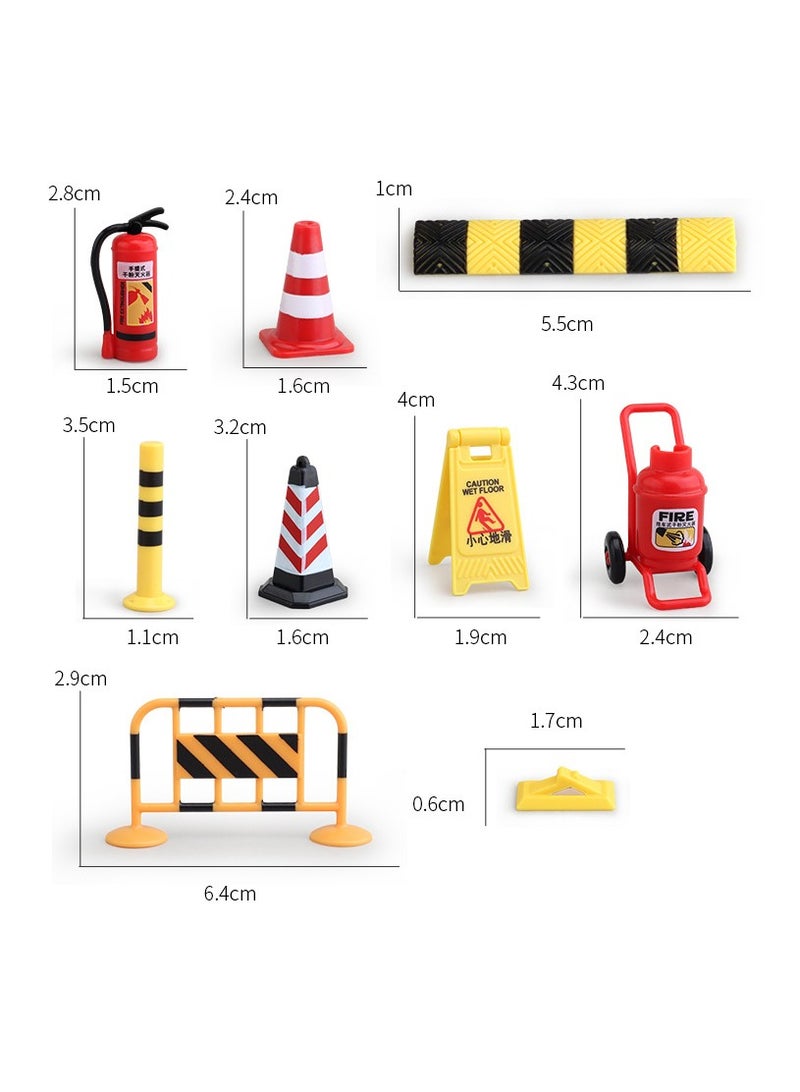(45PCS) Educational Traffic Road Signs Toys for Kids,Portable Safety Teaching Toys for Children,School  Home Road Safety Training Set (3+ Years) - Image 4