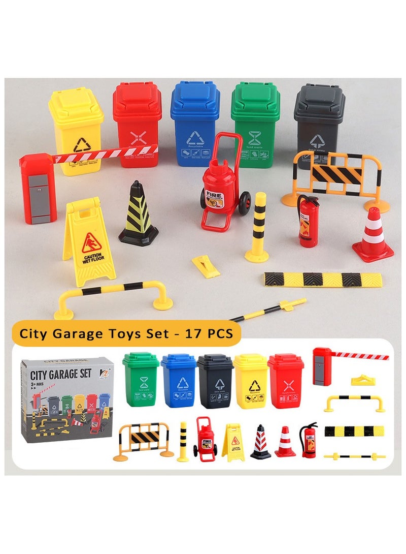(45PCS) Educational Traffic Road Signs Toys for Kids,Portable Safety Teaching Toys for Children,School  Home Road Safety Training Set (3+ Years) - Image 2