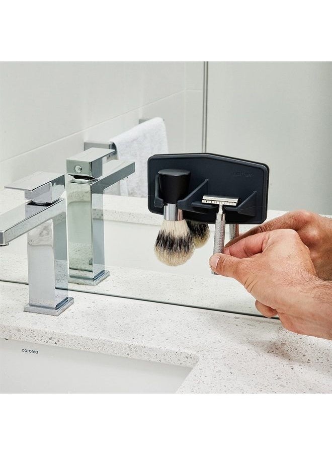 TOOLETRIES - The Maverick Silicone Razor & Brush Holder Holder - The Best Safety Razor Stand. This Will Prolong The Life of Your Shaving Brush. - Image 1