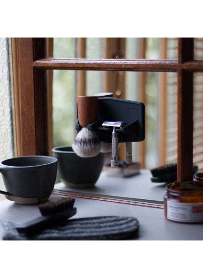 TOOLETRIES - The Maverick Silicone Razor & Brush Holder Holder - The Best Safety Razor Stand. This Will Prolong The Life of Your Shaving Brush. - Image 1