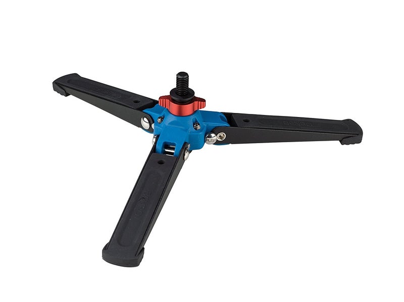 Benro 3-Leg Locking Base for Monopods with 3/8"-16 Thread, Ball-Joint Stabilizer with Tool-Free Wingnut Lock, Enhanced Support for Video and Photo Workflows (VT2)