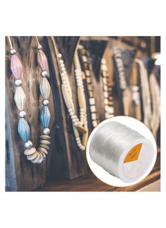 KASTWAVE 100m Beaded crystal elastic line DIY handmade jewelry accessories Transparent elastic Beaded thread（0.5mm）  - Image 2