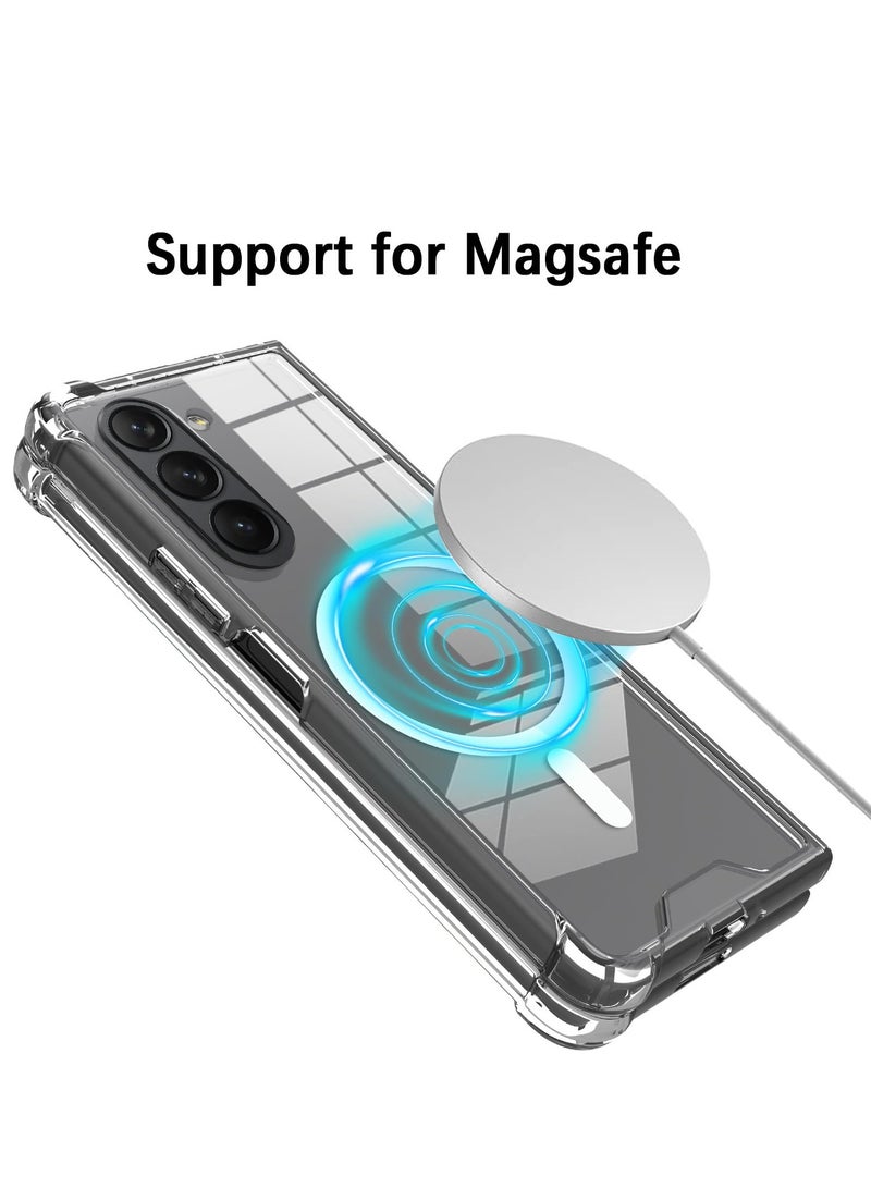 BORTONY Samsung Galaxy Z Fold 5 Case Magnetic Cover Compatible with MagSafe Wireless Charging AntiScratch Shockproof Protective Phone Cover - Image 4