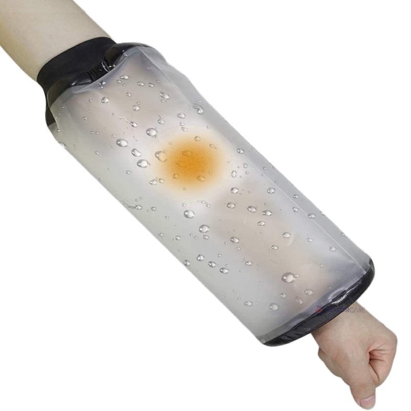DIALDRCARE Neoprene Waterproof Elbow Cast Cover For Shower And Bath, Reusable Sealed Watertight Cast Protector , One Size, Fracture - Image 1