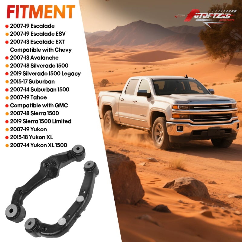 Autoptzxd Front Differential Carrier Mounting Brackets for 20072019 Chevy Silverado GMC Sierra 1500 Tahoe Cadillac Escalade for LH RH Side 2Pcs Replace 23104736 523071 - Image 4