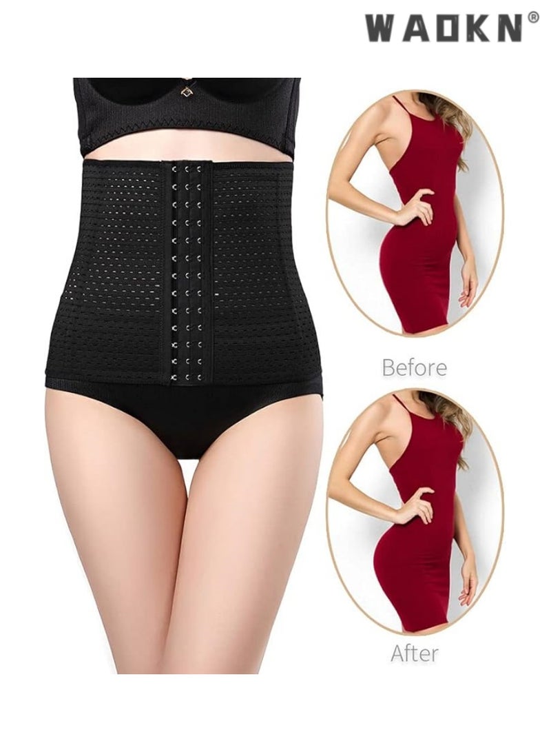 WAOKN Women's Breathable Waist Trainer Belt, Body Shaping and Posture Support, Ideal for Fitness and Postpartum Recovery,Effective Shapewear, Enhances Core Strength and Posture Stability, XXL Size - Image 3