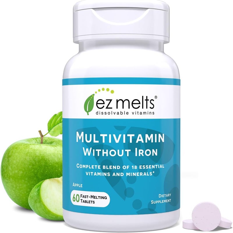 EZ Melts Apple Multivitamin Tablets for Kids - Image 1