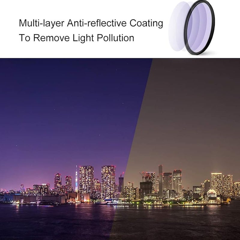 77mm Night Sky Filter For Light Pollution Reduction Oil Proof 3 15mm Frame - Image 5